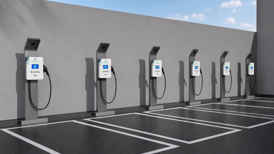 Commercial Charging Setup